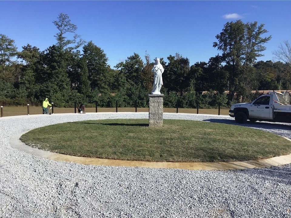 Statue at Resurrection of Christ Catholic Cemetery 